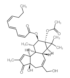 phorbol-13-acetate,12-o-n-deca-2,4,6-trienoyl- b826416k077结构式