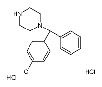 1-[(R)-(4-chlorophenyl)-phenylmethyl]piperazine,dihydrochloride结构式