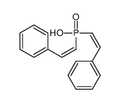 Bis(2-phenylvinyl)phosphinic acid Structure