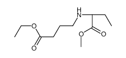 methyl (2S)-2-[(4-ethoxy-4-oxobutyl)amino]butanoate Structure