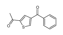 1-(4-benzoylthiophen-2-yl)ethanone Structure