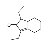 1,3-diethyl-1,4,5,6,7,7a-hexahydroinden-2-one Structure