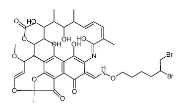 3-[(5,6-Dibromohexyl)oxyiminomethyl]rifamycin picture