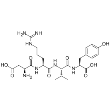 血管紧张素II(1-4),人结构式