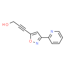 2-Propyn-1-ol,3-[3-(2-pyridinyl)-5-isoxazolyl]-(9CI)结构式