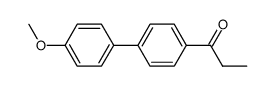 1-(4'-methoxy-biphenyl-4-yl)-propan-1-one Structure