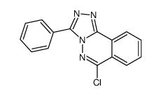 6-chloro-3-phenyl-[1,2,4]triazolo[3,4-a]phthalazine Structure