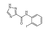 N-(2-iodophenyl)-1H-1,2,4-triazole-5-carboxamide Structure