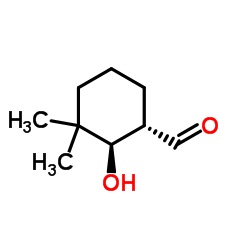 Cyclohexanecarboxaldehyde, 2-hydroxy-3,3-dimethyl-, (1S,2R)- (9CI) structure