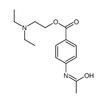 N-acetylprocaine结构式