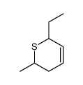 6-ethyl-2-methyl-3,6-dihydro-2H-thiopyran Structure