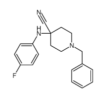 1-benzyl-4-[(4-fluorophenyl)amino]piperidine-4-carbonitrile picture