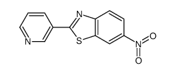 6-nitro-2-pyridin-3-yl-1,3-benzothiazole Structure