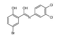 5-bromo-N-(3,4-dichlorophenyl)-2-hydroxybenzamide Structure