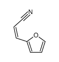 (Z)-3-(2-Furanyl)acrylonitrile Structure