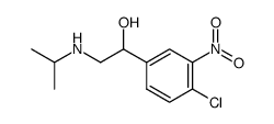 α-<4-Chlor-3-nitrophenyl>-β-aminoaethanol Structure