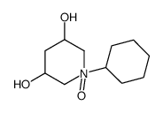 1-cyclohexyl-1-oxidopiperidin-1-ium-3,5-diol Structure