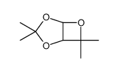 3,3,7,7-tetramethyl-2,4,6-trioxabicyclo[3.2.0]heptane Structure