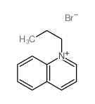 Quinolinium, 1-propyl-,bromide (1:1)结构式