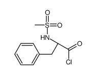 (+)-(s)-n-Methylsulfonylphenylalanyl chloride Structure