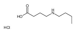 4-(butylamino)butanoic acid,hydrochloride结构式