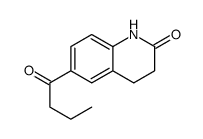 6-butanoyl-3,4-dihydro-1H-quinolin-2-one Structure