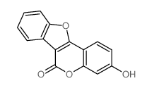 6H-Benzofuro[3,2-c][1]benzopyran-6-one,3-hydroxy-结构式