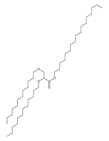 heptadecyl 2,3-didodecoxypropanoate Structure