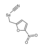 (5-nitrofuran-2-yl)methyl selenocyanate Structure