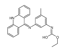 ethyl N-[3-(acridin-9-ylamino)-5-methylphenyl]carbamate Structure