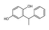 2-(1-phenylethyl)benzene-1,4-diol结构式