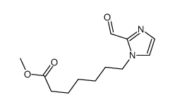 methyl 7-(2-formylimidazol-1-yl)heptanoate结构式