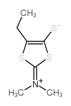 2-(N,N-Dimethyliminium)-4-ethyl-5-mercapto-1,3-dithiol, inner salt Structure