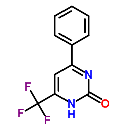 2(1H)-Pyrimidinone, 4-phenyl-6-(trifluoromethyl)-结构式