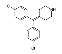 4-[bis(4-chlorophenyl)methylidene]piperidine结构式