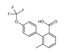 3-methyl-2-[4-(trifluoromethoxy)phenyl]benzoic acid Structure