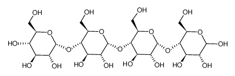 α-D-Glcp-(1->4)-D-α-Glcp-(1->4)-α-D-Glcp-(1->4)-D-Glcp结构式