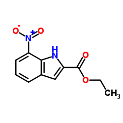 Ethyl 7-nitro-1H-indole-2-carboxylate structure