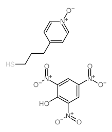 3-(1-oxidopyridin-4-yl)propane-1-thiol; 2,4,6-trinitrophenol Structure