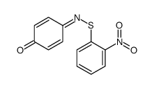 4-(2-nitrophenyl)sulfanyliminocyclohexa-2,5-dien-1-one Structure