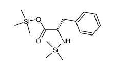 N-(Trimethylsilyl)-L-phenylalanine trimethylsilyl ester结构式