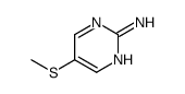 2-Pyrimidinamine, 5-(methylthio)- (9CI) Structure