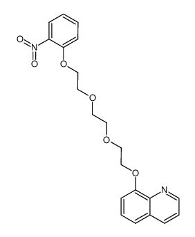 1-(2-Nitrophenoxy)-8-(8-chinolyloxy)-3,6-dioxaoctan Structure