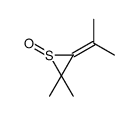 2,2-dimethyl-3-propan-2-ylidenethiirane 1-oxide Structure