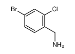 4-Bromo-2-chloro-benzylamine Structure