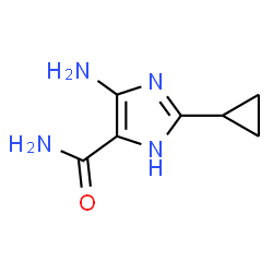 1H-Imidazole-4-carboxamide,5-amino-2-cyclopropyl- Structure