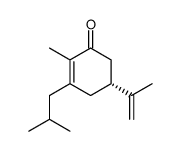 2-Cyclohexen-1-one,2-methyl-5-(1-methylethenyl)-3-(2-methylpropyl)-,(5R)-(9CI) picture