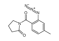 1-(2-azido-4-methylbenzoyl)pyrrolidin-2-one结构式