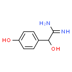 Mandelamidine,p-hydroxy- (8CI) structure