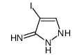 3-Amino-4-iodo-1H-pyrazole structure